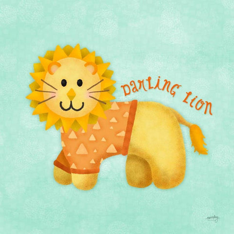 Baby Safari II Black Ornate Wood Framed Art Print with Double Matting by Noonday Design