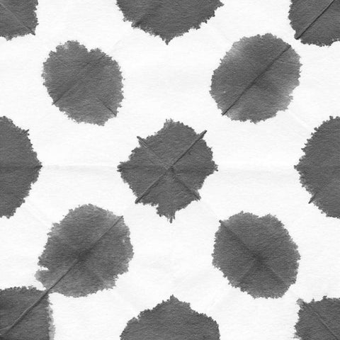 Watermark Black and White II White Modern Wood Framed Art Print with Double Matting by Nancy Green Design