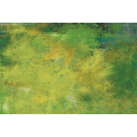 Rising Grace Greenery White Modern Wood Framed Art Print by Cusson, Marie Elaine