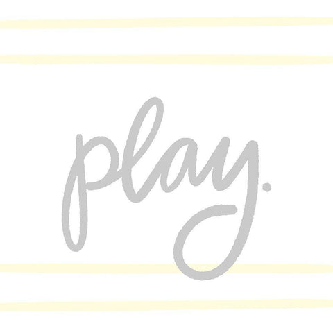 Nursery Rules II Black Modern Wood Framed Art Print with Double Matting by Noonday Design