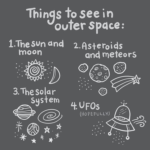 Outerspace/Black III Gold Ornate Wood Framed Art Print with Double Matting by Noonday Design