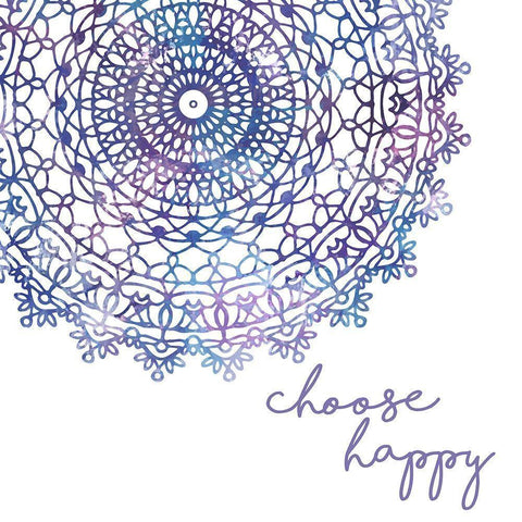 Cosmic Mandala I Gold Ornate Wood Framed Art Print with Double Matting by Noonday Design