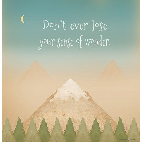 Sense of Wonder II  Black Modern Wood Framed Art Print by Kushnir, Tammy