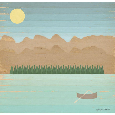 Sense of Wonder III  Black Modern Wood Framed Art Print with Double Matting by Kushnir, Tammy