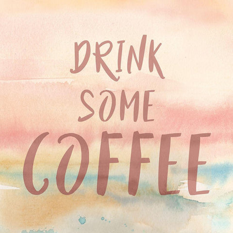 Put Your Hair Up Square B White Modern Wood Framed Art Print by Coulter, Cynthia