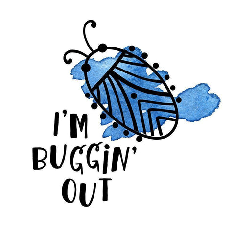 Buggin Out II Gold Ornate Wood Framed Art Print with Double Matting by Noonday Design