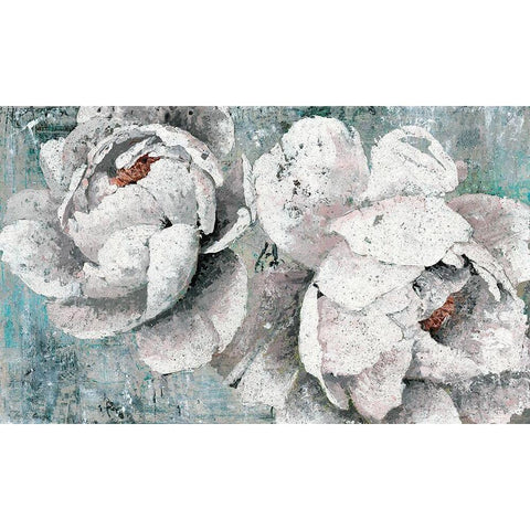 Lush Garden White Modern Wood Framed Art Print by Cusson, Marie Elaine