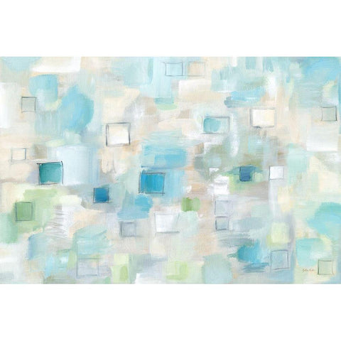 Grid Ensemble Landscape Black Modern Wood Framed Art Print by Coulter, Cynthia