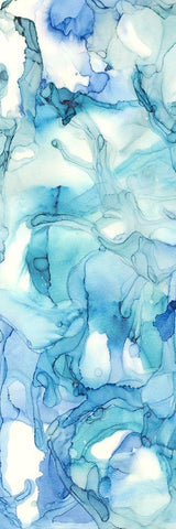 Ocean Influence All Over 3 pc Panel  White Modern Wood Framed Art Print with Double Matting by Reed, Tara
