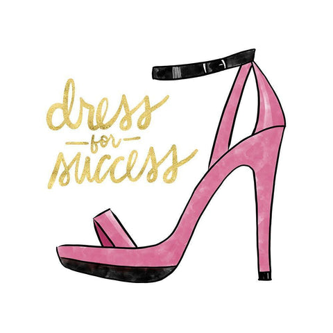 Goal Digger II Success Black Ornate Wood Framed Art Print with Double Matting by Noonday Design