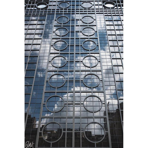 Reflections White Modern Wood Framed Art Print by Betancourt, Jose