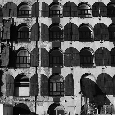 Windows Black Ornate Wood Framed Art Print with Double Matting by Betancourt, Jose