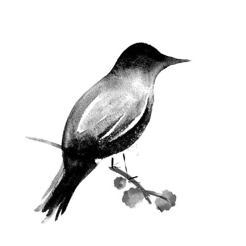 Waters Edge I Black Modern Wood Framed Art Print by Northern Lights