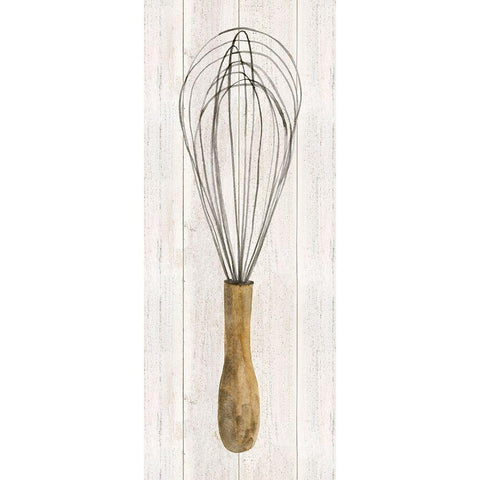 Vintage Kitchen Whisk White Modern Wood Framed Art Print by Reed, Tara