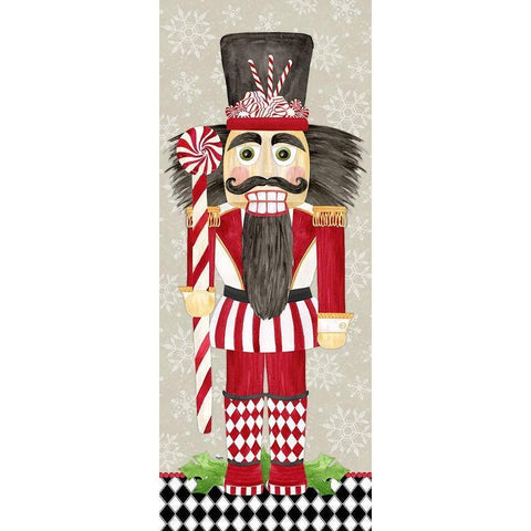 Nutcracker Christmas III Gold Ornate Wood Framed Art Print with Double Matting by Reed, Tara