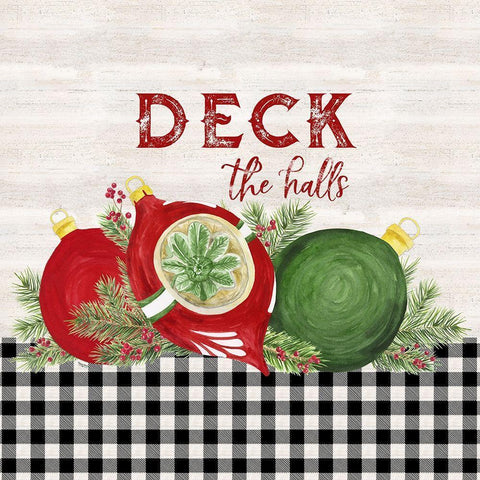 Season of Giving IV Black Modern Wood Framed Art Print with Double Matting by Reed, Tara