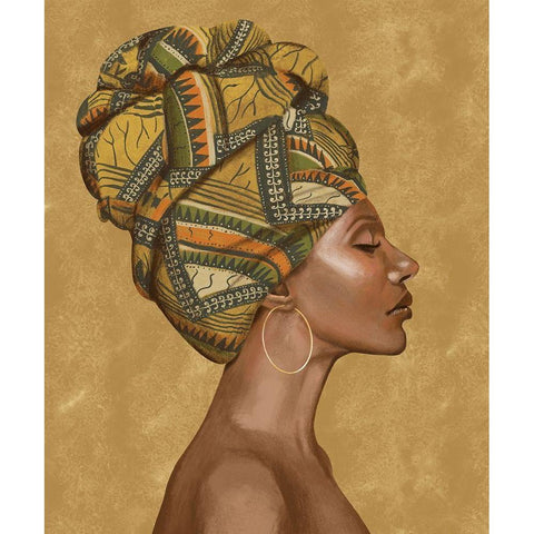 Beautiful Woman I White Modern Wood Framed Art Print by Bannarot