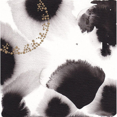 Migration III Black Modern Wood Framed Art Print by Bijou, Andrea