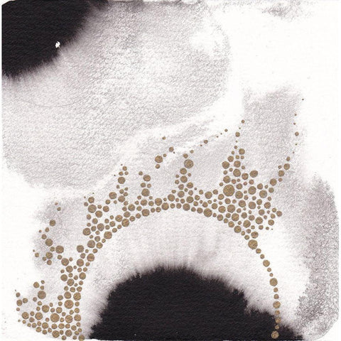 Migration VI Black Modern Wood Framed Art Print with Double Matting by Bijou, Andrea