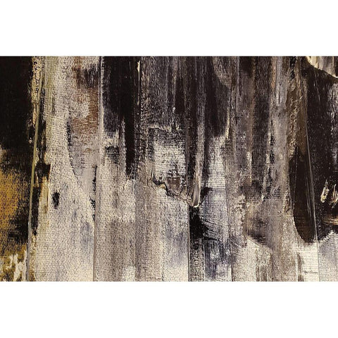 Neutral Stripes II White Modern Wood Framed Art Print by Cusson, Marie Elaine