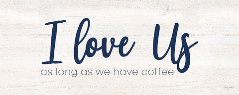 Coffee Kitchen Humor panel V-Us White Modern Wood Framed Art Print with Double Matting by Reed, Tara