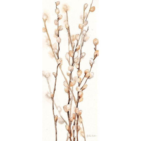 Fall Botanical Panel II White Modern Wood Framed Art Print by Coulter, Cynthia