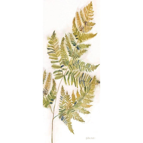 Fall Botanical Panel III White Modern Wood Framed Art Print by Coulter, Cynthia