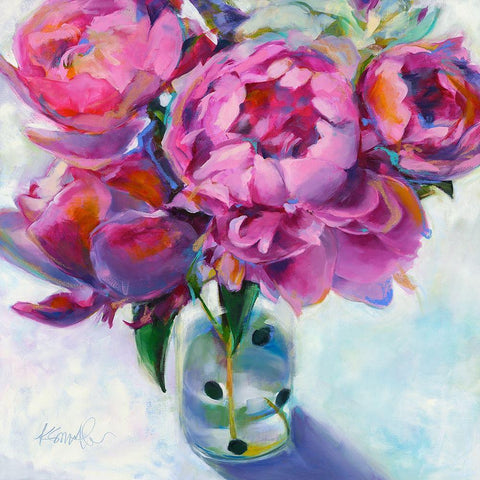 Roses Still Life I Black Modern Wood Framed Art Print by Smith, Kim