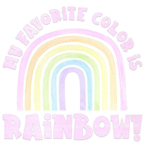 Pastel Rainbows II-Favorite Black Ornate Wood Framed Art Print with Double Matting by Reed, Tara