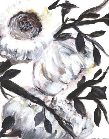 Farmhouse White Bush I White Modern Wood Framed Art Print with Double Matting by Chapman, Marcy