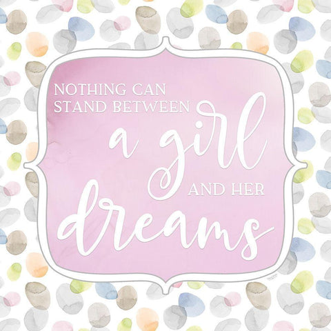 Girl Inspiration VI-Girl and her Dreams Black Ornate Wood Framed Art Print with Double Matting by Reed, Tara