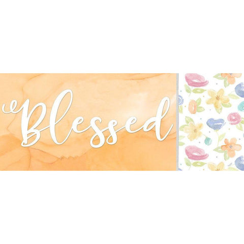 Girl Inspiration panel III-Blessed Gold Ornate Wood Framed Art Print with Double Matting by Reed, Tara