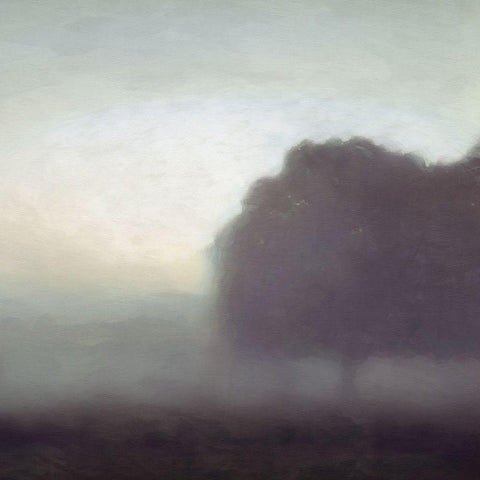 Revelation White Modern Wood Framed Art Print with Double Matting by Bay, Noah