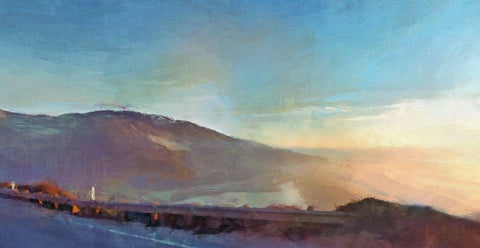 Sublime  Coast Black Ornate Wood Framed Art Print with Double Matting by Bay, Noah