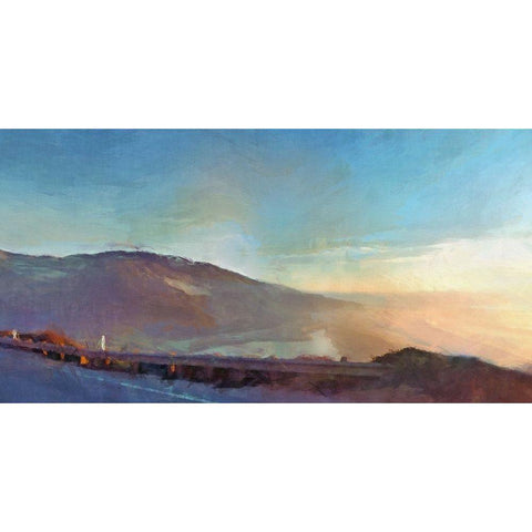 Sublime  Coast Black Modern Wood Framed Art Print with Double Matting by Bay, Noah