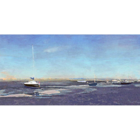 East  Head Black Modern Wood Framed Art Print by Bay, Noah