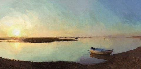 Shingle  Beach Black Ornate Wood Framed Art Print with Double Matting by Bay, Noah