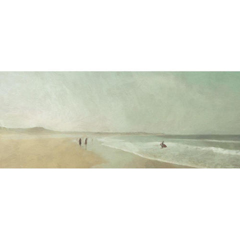 Towards  the Headland Gold Ornate Wood Framed Art Print with Double Matting by Bay, Noah