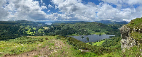 From  the Top White Modern Wood Framed Art Print with Double Matting by Bay, Noah