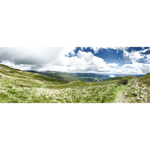 In  the Clouds Gold Ornate Wood Framed Art Print with Double Matting by Bay, Noah