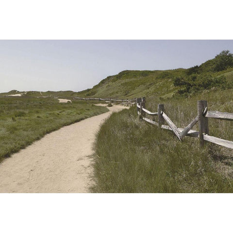 High  Road I White Modern Wood Framed Art Print by Grafitee Studios