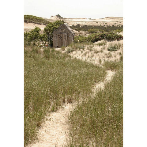 High  Road II Black Modern Wood Framed Art Print with Double Matting by Grafitee Studios