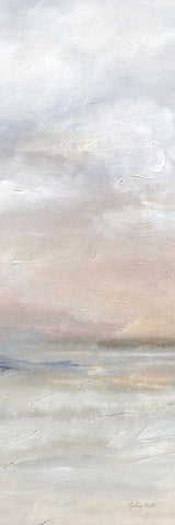 Serene  Scene panel I Black Ornate Wood Framed Art Print with Double Matting by Coulter, Cynthia