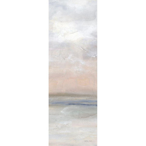 Serene  Scene panel II White Modern Wood Framed Art Print by Coulter, Cynthia