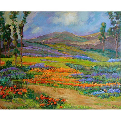 California Dreaming White Modern Wood Framed Art Print by Fine, Alexi