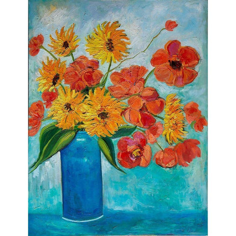 Full of Hope Black Modern Wood Framed Art Print with Double Matting by Fine, Alexi