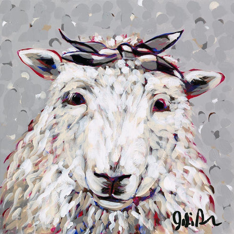 Farm  Pop-Shelly White Modern Wood Framed Art Print by Augustine, Jodi