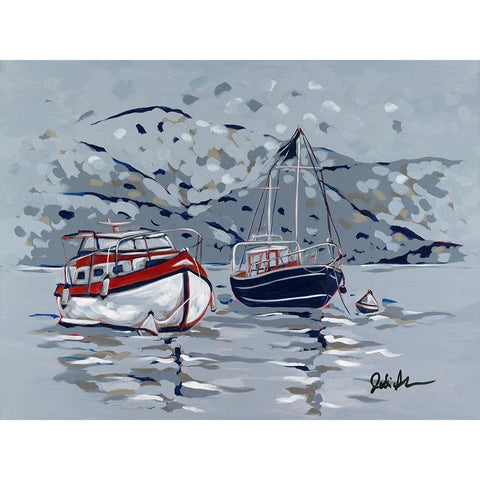 Nautical Display II White Modern Wood Framed Art Print by Augustine, Jodi