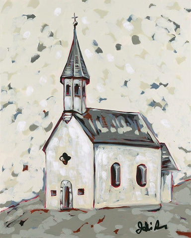 Here is the Steeple Black Ornate Wood Framed Art Print with Double Matting by Augustine, Jodi