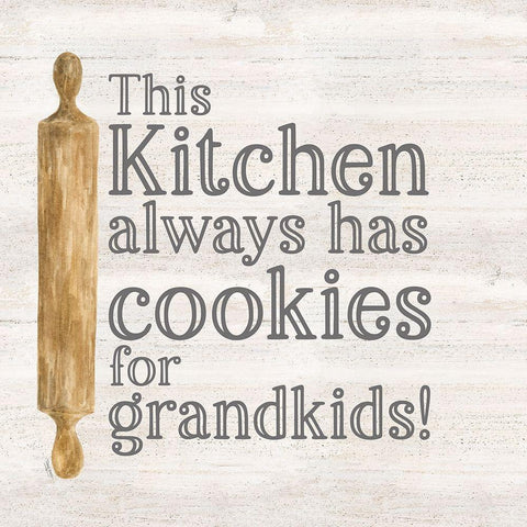 Grandparent Life VI-Cookies White Modern Wood Framed Art Print by Reed, Tara